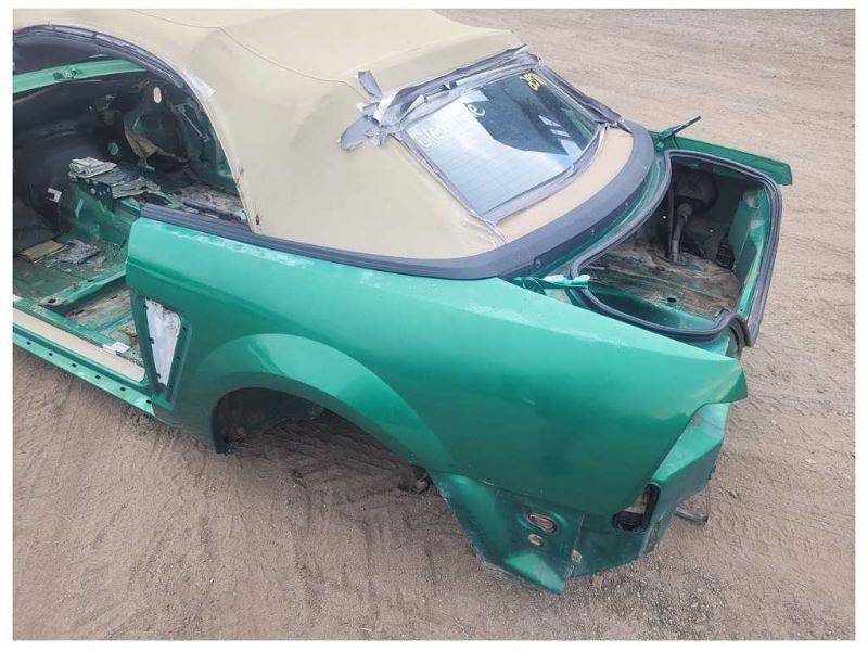 Stock 2570. 1999 Ford Mustang Cobra SVT Frame Shell Body Clear Title Project 2570 - The Parts Farm