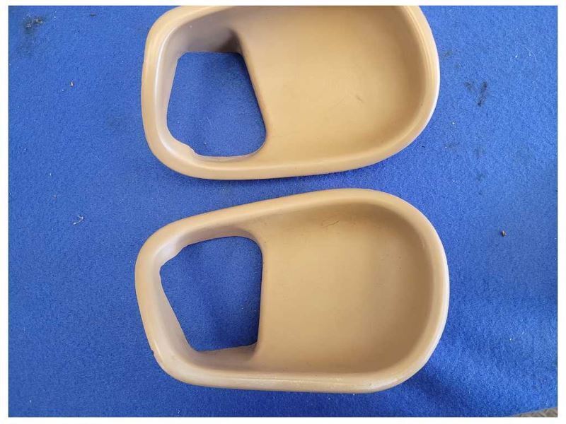 1994-1998 Ford Mustang GT 5.0L Door Handle Bezels Covers Trim Panels Tan 2521 - The Parts Farm