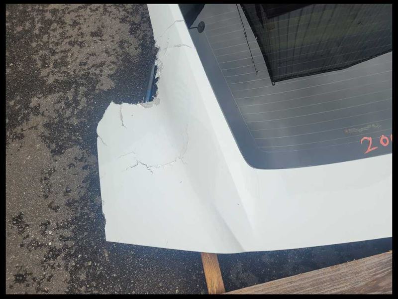 2014-2019 Chevrolet Corvette C7 Z06 Lift Gate Glass Back Rear Hatch Window - The Parts Farm