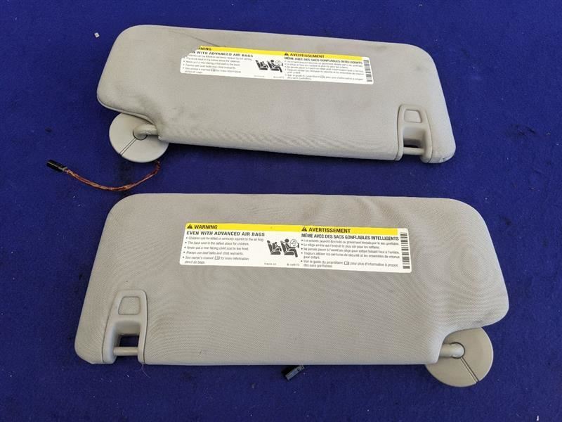 2010-2013 Cadillac CTS-V 6.2L Driver Passenger Sun Visor Dimmer Vanity Pack - The Parts Farm