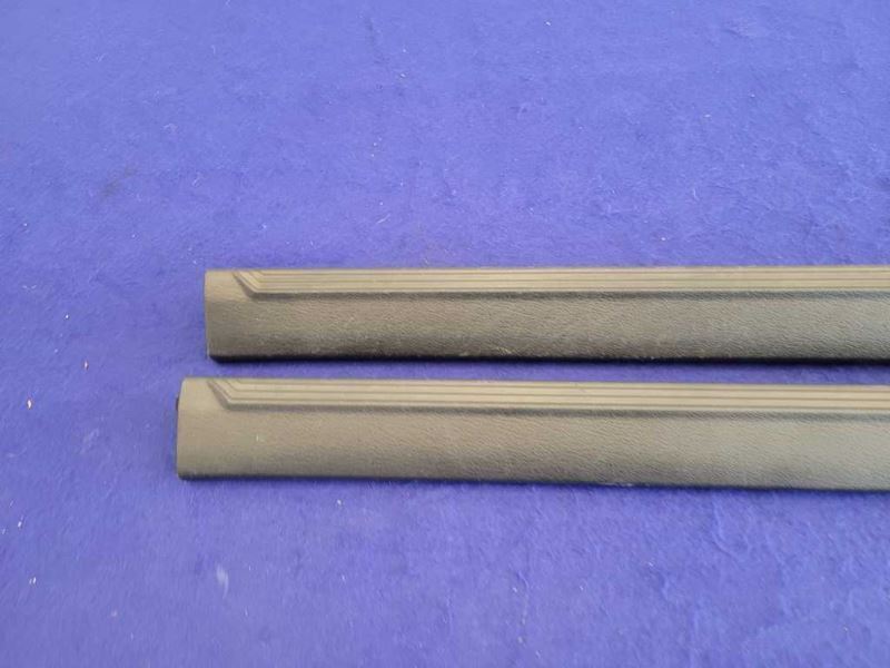1994-1998 Ford Mustang GT 5.0 Convertible Pair Door Sill Scuff Plates Black 2406 - The Parts Farm