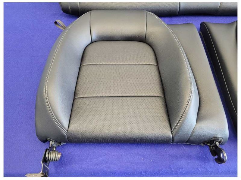 2015-2017 Ford Mustang GT S550 Rear Coupe Leather Seats Upper Lower 2346 - The Parts Farm