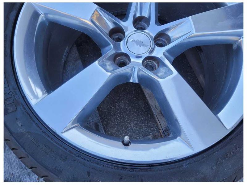 2010-2015 Chevrolet Camaro SS Wheel 20x9 Rear 5 Spoke Polished *Scuffs* 2503 - The Parts Farm