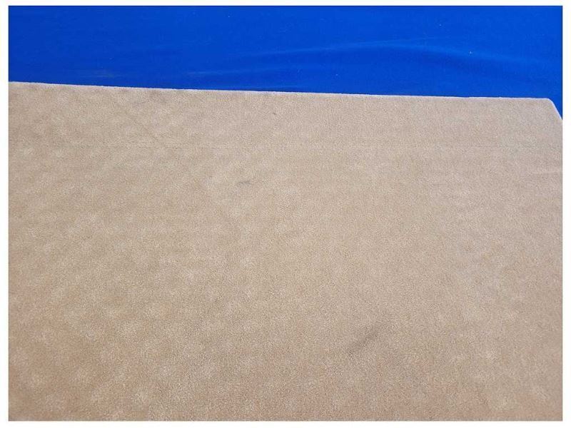 2004-2006 Porsche Cayenne Turbo 4.5L Rear Lower Cover Carpet Tan 2137 - The Parts Farm