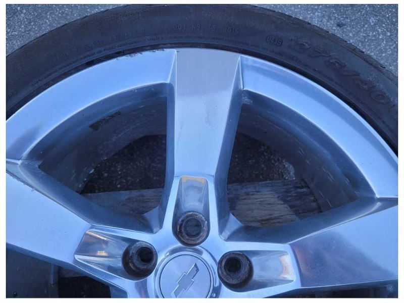 2010-2015 Chevrolet Camaro SS Wheel 20x9 Rear 5 Spoke Polished *Scuffs* 2503 - The Parts Farm