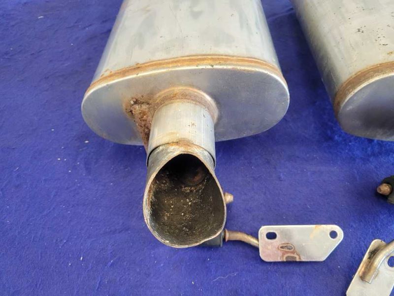 1999-2004 Ford Mustang Cobra SVT DOHC Pair Aftermarket Mufflers Exhaust 2276 - The Parts Farm