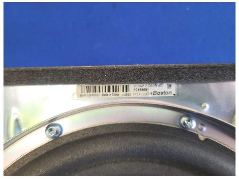 2011-2015 Chevrolet Camaro SS Convertible Rear Speaker Back Subwoofer 2582 - The Parts Farm