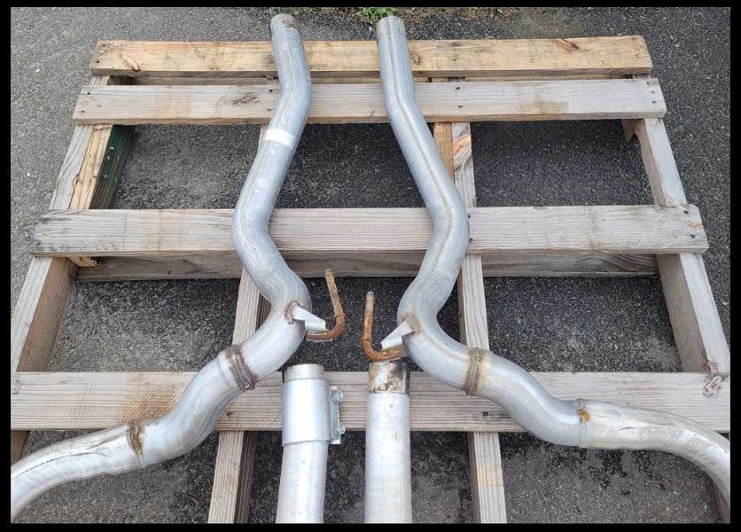 2015-2017 Ford Mustang GT S550 Cat Back Muffler Exhaust Bent Pipe Tip - The Parts Farm
