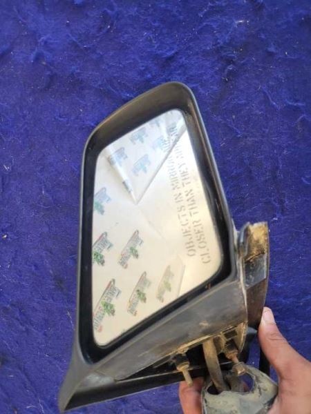 1987-1993 Ford Mustang Convertible Passenger Rear View Mirror Glass Black 2299 - The Parts Farm
