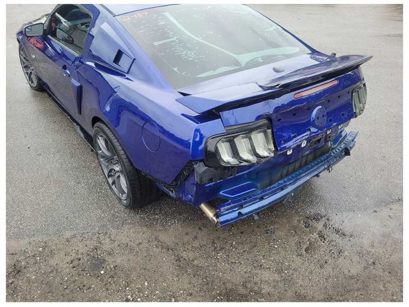 2013-2014 Ford Mustang GT Driver Rear View Mirror Heat Spotter Paint J4 2487 - The Parts Farm