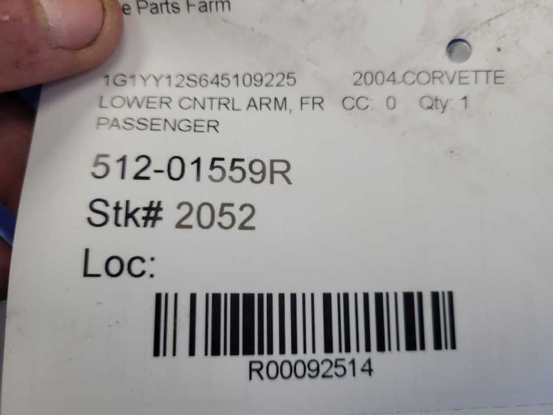 1997-2004 Chevrolet Corvette Z06 FRC C5 Passenger Upper Control Arm Front 2052 - The Parts Farm