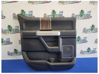 2018-2020 Ford F150 4x4 Pickup Truck Driver Rear Door Panel Card Black 2490 - The Parts Farm