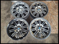 2001-2006 BMW M3 E46 Set Wheels 18" OEM Factory Need Refinished Scuffs - The Parts Farm