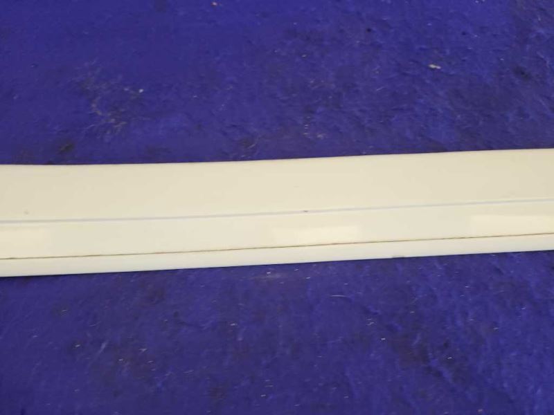 1987-1993 Ford Mustang GT LX 5.0L Driver Left Door Molding Trim Paint White - The Parts Farm