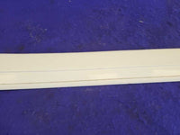 1987-1993 Ford Mustang GT LX 5.0L Driver Left Door Molding Trim Paint White - The Parts Farm