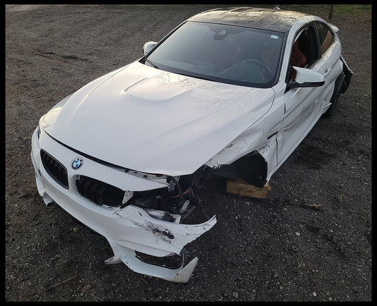 2015-2020 BMW F82 M4 Competition Roof Carbon Fiber Outer Panel Trim Body Part