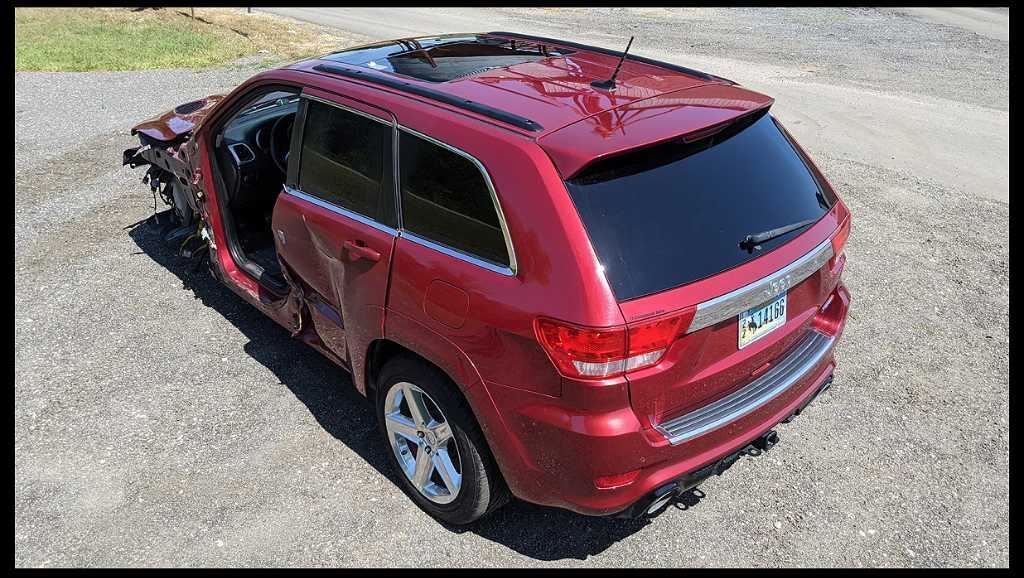 2012-2013 Jeep Grand Cherokee SRT-8 Passenger Right Door Handle Front Interior - The Parts Farm