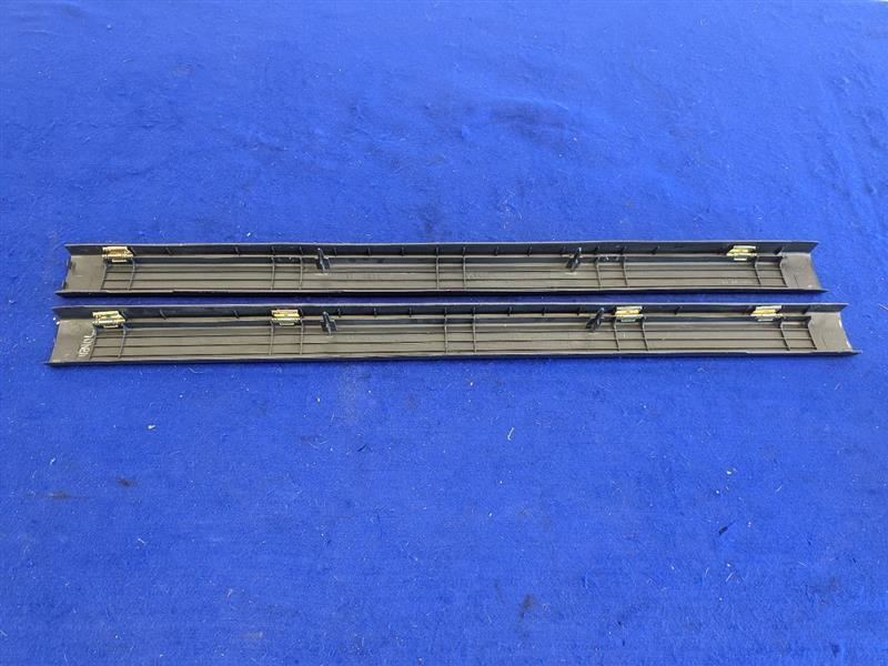 2003-2004 Ford Mustang Cobra SVT DOHC 4.6L Pair Door Sill Scuff Plates Black - The Parts Farm