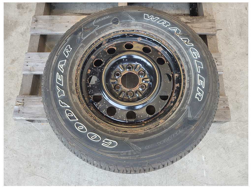 2015-2020 Ford F150 4x4 Pickup Truck Wheel 18x7.5 Steel Spare 12 Hole Tire 2576 - The Parts Farm