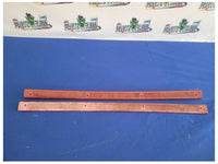 1987-1993 Ford Mustang GT LX 5.0L Pair of Door Sill Scuff Plates Red Trim 2298 - The Parts Farm