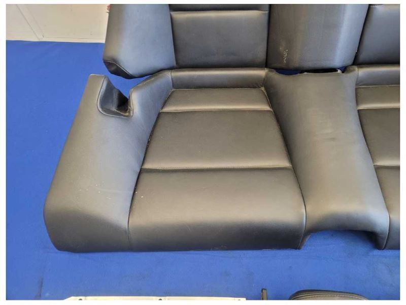 2001-2006 BMW M3 Convertible Rear Back Seat Black Leather Upper Lower 2451 - The Parts Farm
