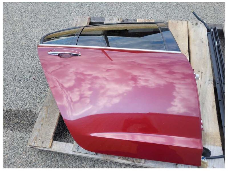 2008-2009 Pontiac G8 Sedan 6.0L V8 Passenger Rear Door Shell Paint Maroon 2529 - The Parts Farm