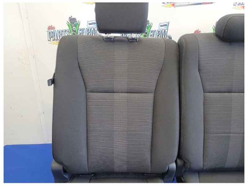 2015-2020 Ford F150 Pickup Truck Rear Cloth Black Split Seat Crew Cab 2369 - The Parts Farm