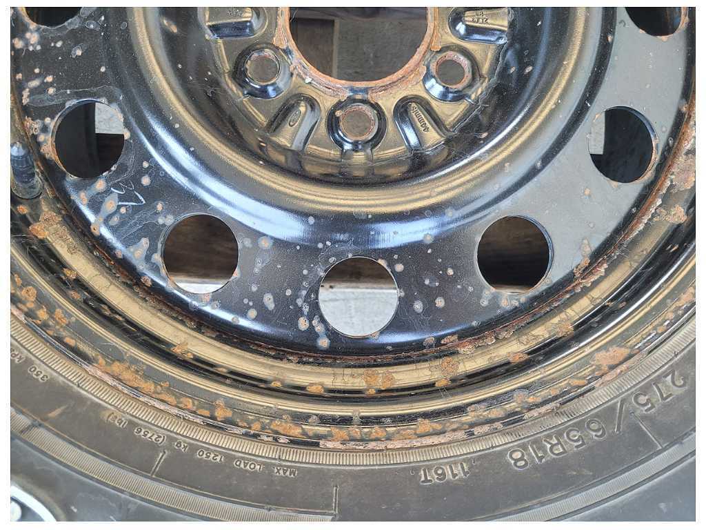 2015-2020 Ford F150 4x4 Pickup Truck Wheel 18x7.5 Steel Spare 12 Hole Tire 2576 - The Parts Farm