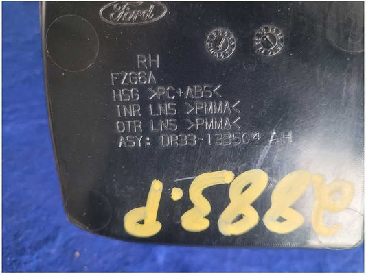 20132014 Ford Mustang GT V6 Passenger Rear Taillight Lamp Light 2883