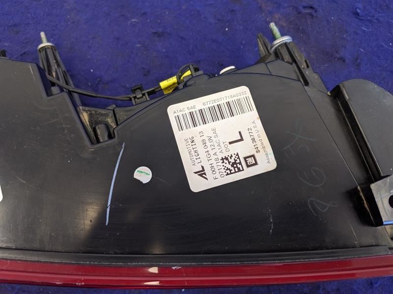 2016-2018 Chevrolet Camaro LS LT SS ZL1 Driver Taillight Lamp Lens New Take Off - The Parts Farm