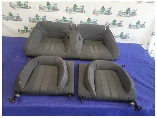 2018-2022 Ford Mustang GT S550 Rear Back Coupe Cloth Seats Upper Lower 2404 - The Parts Farm