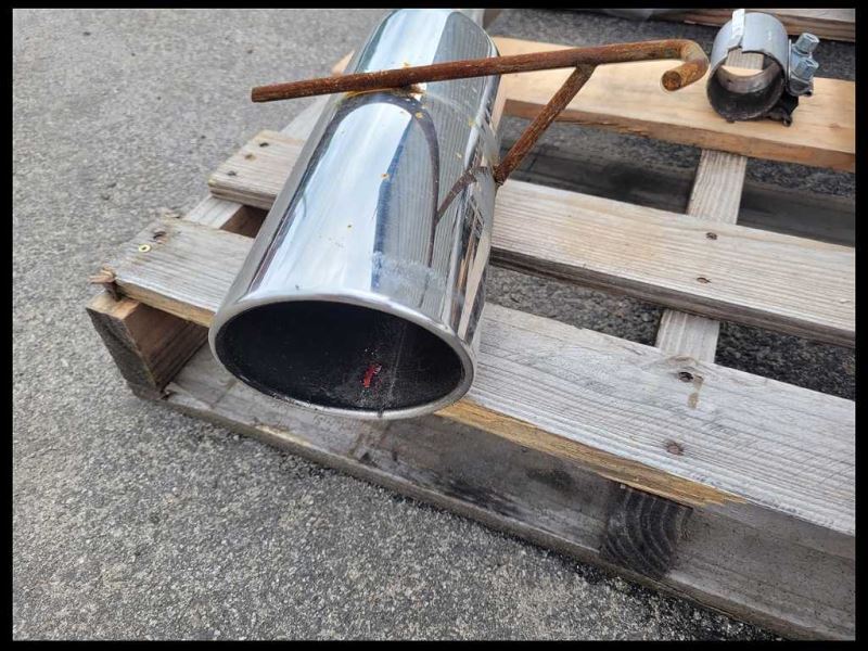 2015-2017 Ford Mustang GT S550 Cat Back Muffler Exhaust Bent Pipe Tip - The Parts Farm