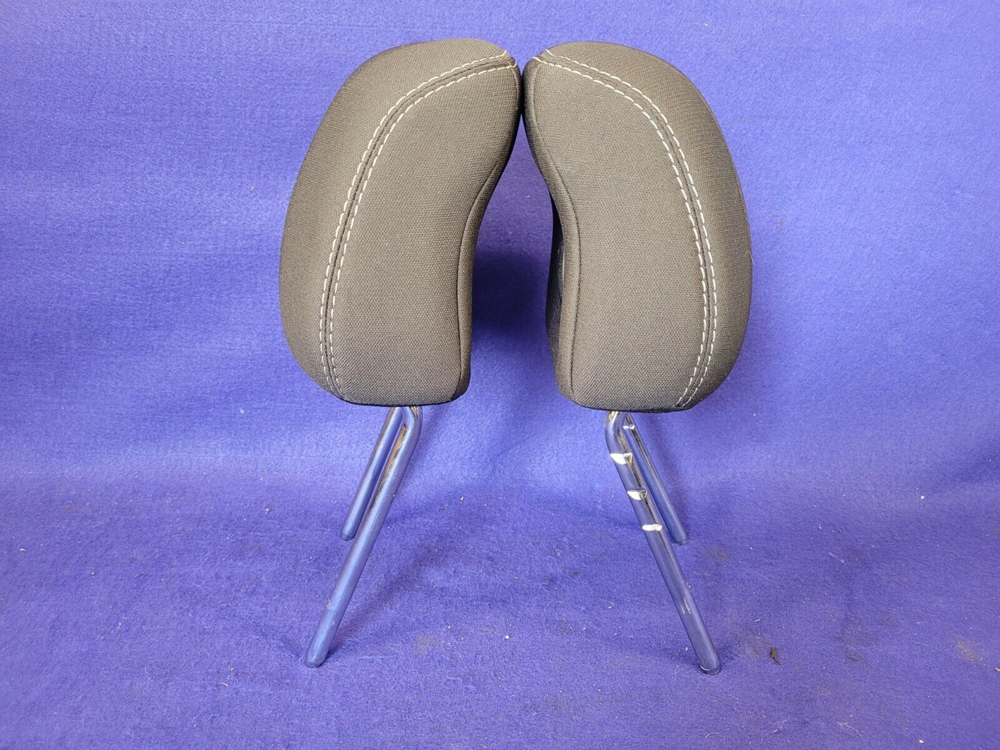 2018-2023 Ford Mustang GT S550 Cloth Pair Headrests Head Stitching Adjustable - The Parts Farm