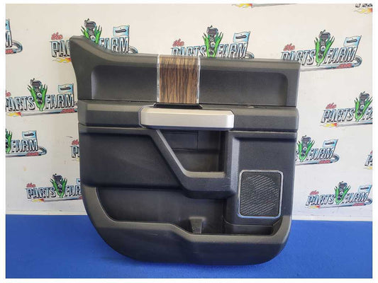 2018-2020 Ford F150 4x4 Pickup Truck Driver Rear Door Panel Card Black 2490