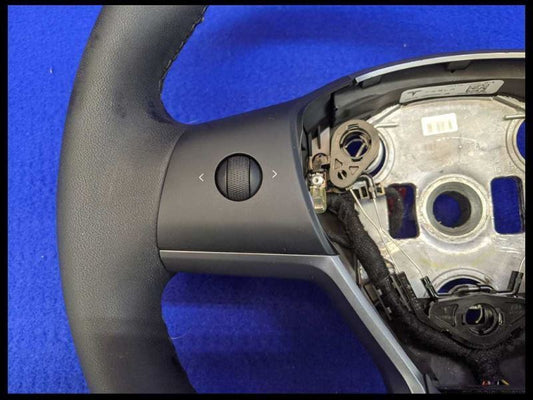 2017 2018 2019 2020 Tesla Model 3 Leather Steering Wheel Driver Left