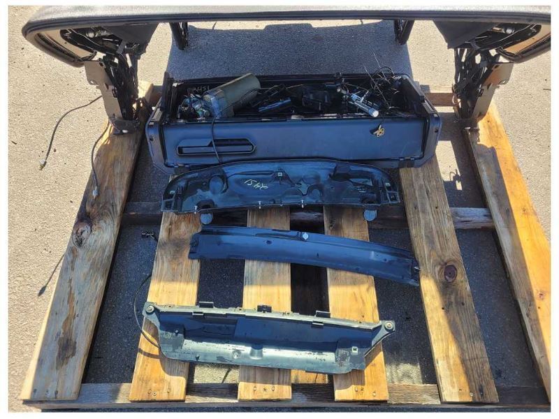 2001-2006 BMW M3 E46 Convertible Soft Top Cloth Roof Black 2451 - The Parts Farm