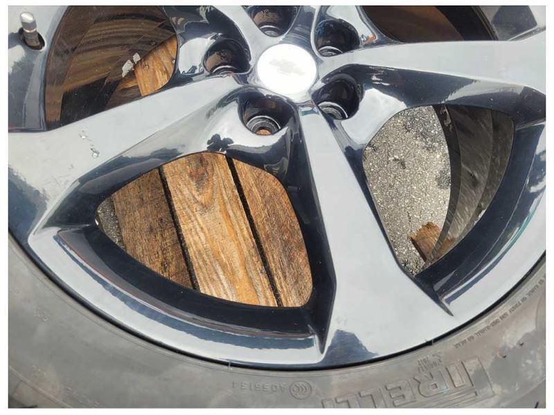 2014-2015 Chevrole Camaro SS Wheel 20x9 Rear 5 Spoke Black Opt R45 2320 - The Parts Farm