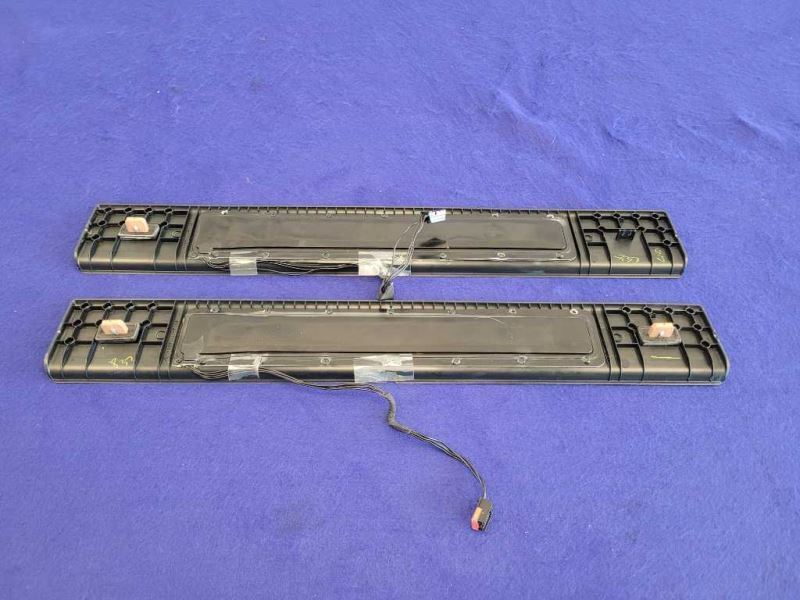 2015-2023 Ford Mustang GT S550 Pair of Lighted Door Sill Scuff Plates 2346 - The Parts Farm