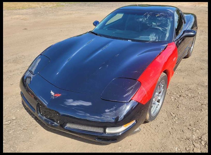 1997-2004 Chevrolet Corvette Z06 FRC C5 Rear Hatch Lift Coupe Paint Black Trunk - The Parts Farm
