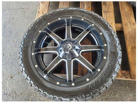 2015-2020 Ford F150 Pickup Truck Fuel Wheel 22x9.5 Black Paint Scuffs Toyo 2552 - The Parts Farm