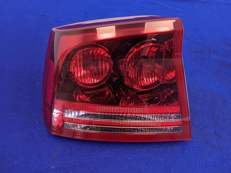 2006-2008 Dodge Charger SRT8 6.1L Driver Left LH Taillight Lamp Lens Red - The Parts Farm
