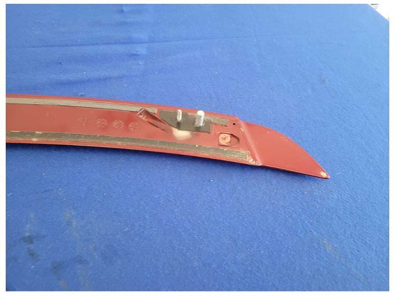 2015-2023 Ford Mustang GT Rear Spoiler Pedestal Mount Wing Paint Maroon Trunk - The Parts Farm