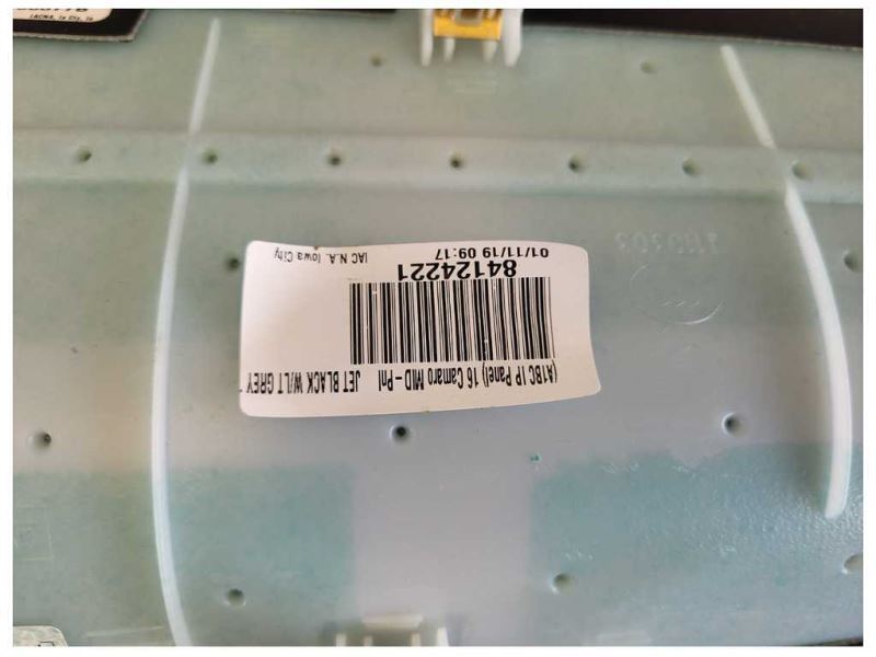 2016-2023 Chevrolet Camaro SS Coupe Dash Trim Front Passenger Panel 2492 - The Parts Farm