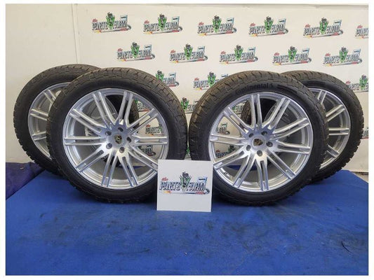NEW 2019+ Porsche Cayenne S Turbo Wheels Rim 22x10 Tires new Continental 285/45 - The Parts Farm