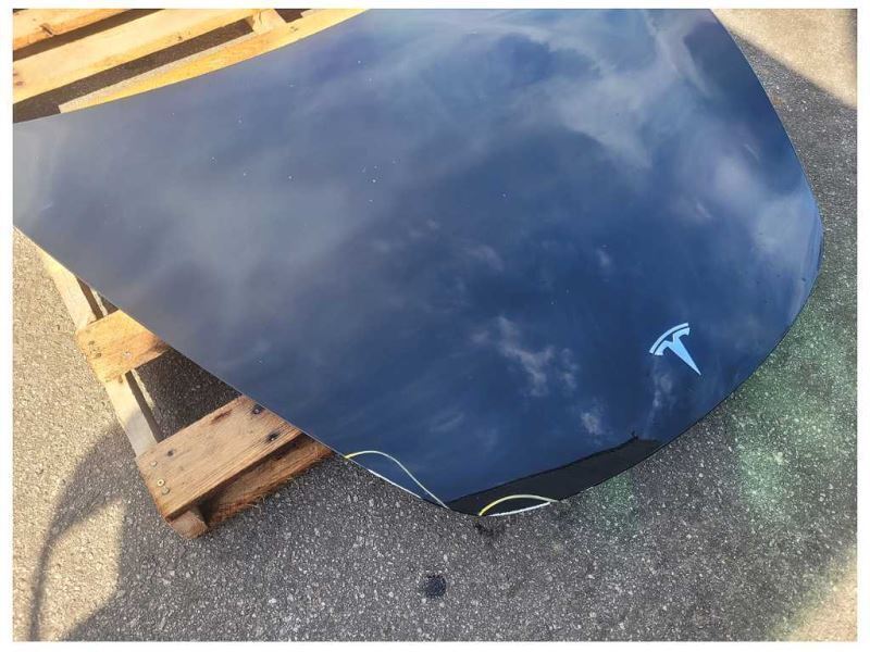 2017-2021 Tesla Model 3 Long Range Dual Motor Front Hood Shell *Scratches* 2139 - The Parts Farm
