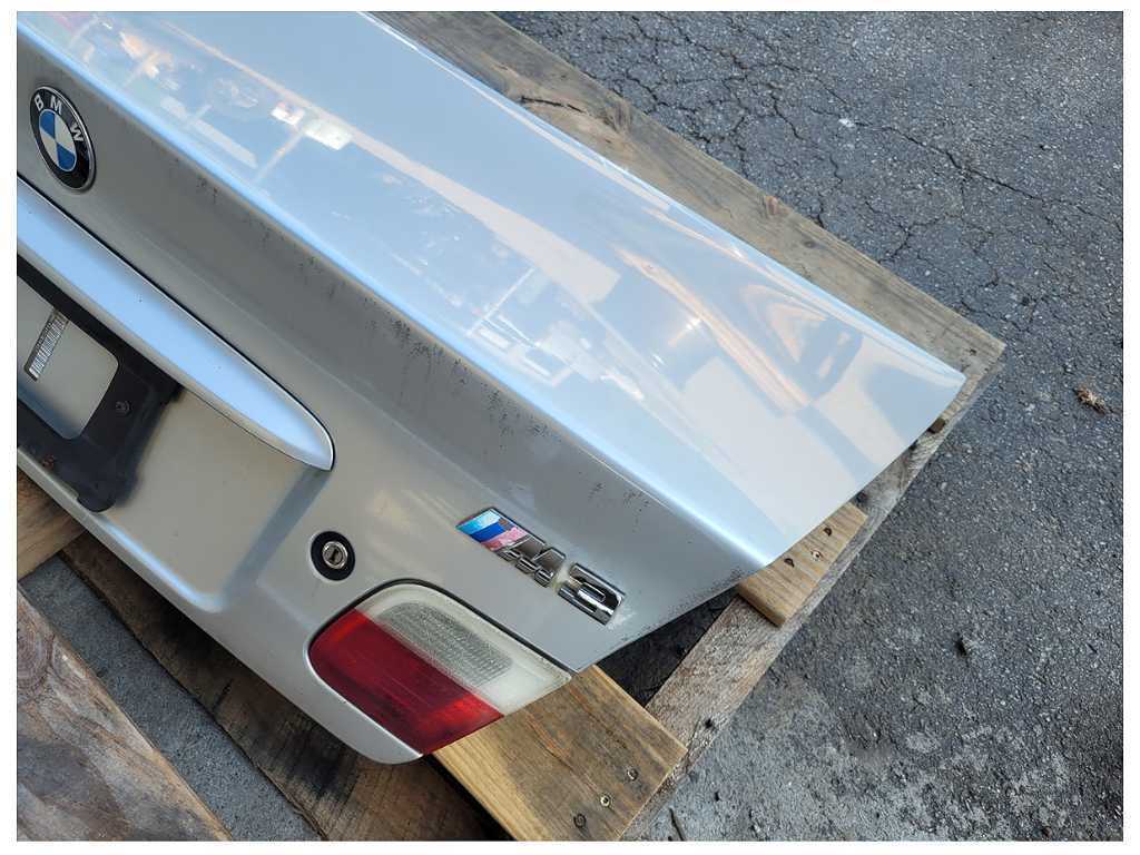 2003 BMW M3 Coupe Rear Deck Lid Trunk No Spoiler Wing Paint Silver 1899 - The Parts Farm