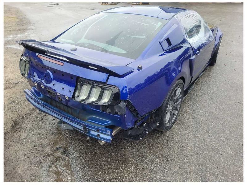 2013-2014 Ford Mustang GT Driver Rear View Mirror Heat Spotter Paint J4 2487 - The Parts Farm