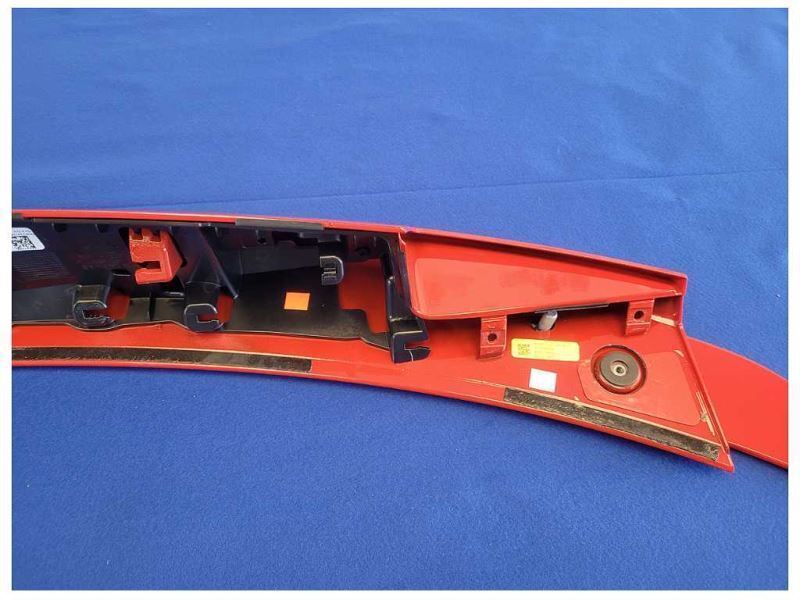 2024 Ford Mustang GT S650 Red Spoiler Rear Deck Wing Paint M42 - The Parts Farm