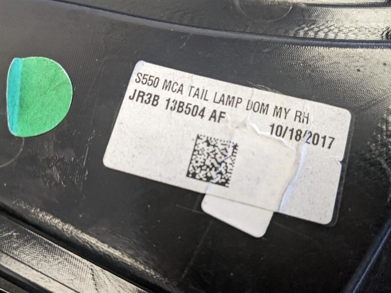 2018-2023 Ford Mustang GT S550 Passenger Right Taillight Lamp Brake Lens OEM - The Parts Farm