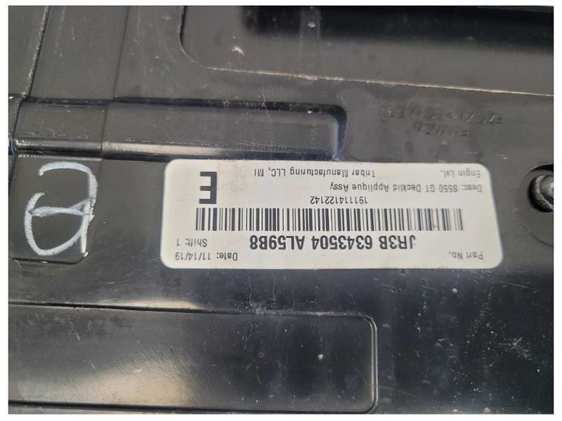 2018-2023 Ford Mustang GT S550 Rear Finish Panel Trunk Trim Black 2535 - The Parts Farm